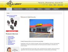 Tablet Screenshot of gladdsecurity.com